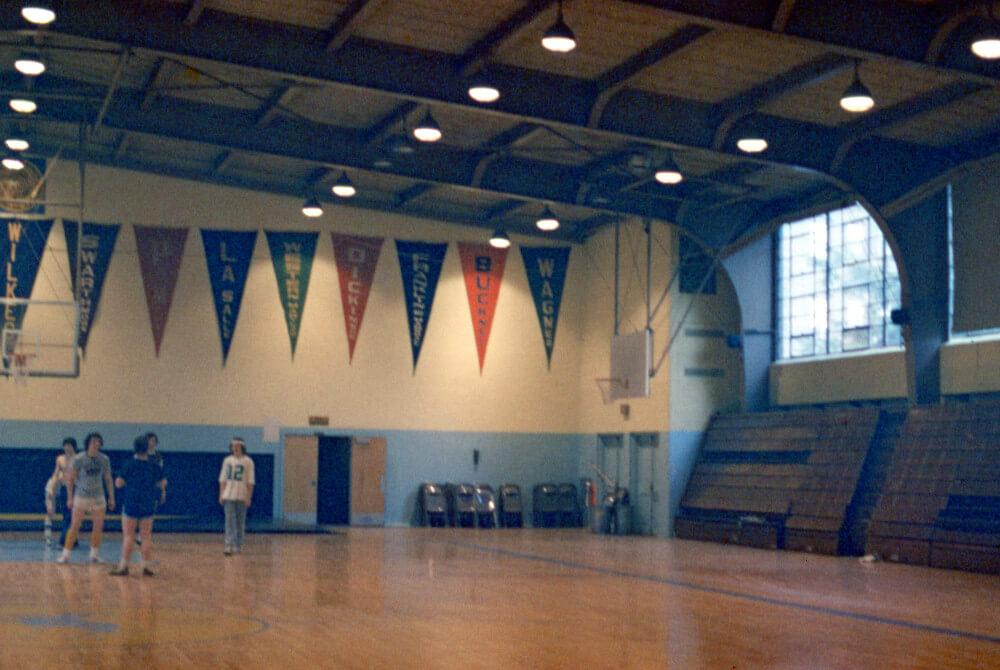 The Old Gymnasium before Hurricane Agnes