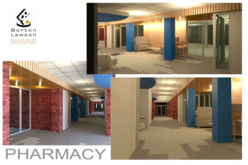 Sample rendering of Nesbitt School of Pharmacy enhancements