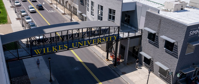 South Main Street Wilkes University Sign during daytime