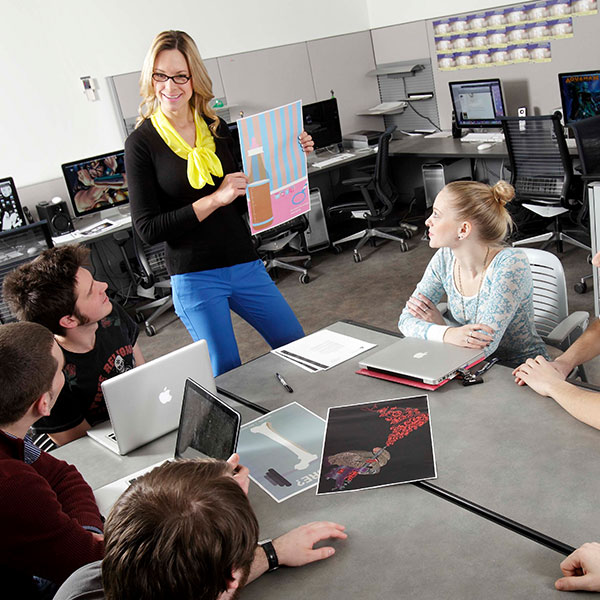 Students and faculty in classroom