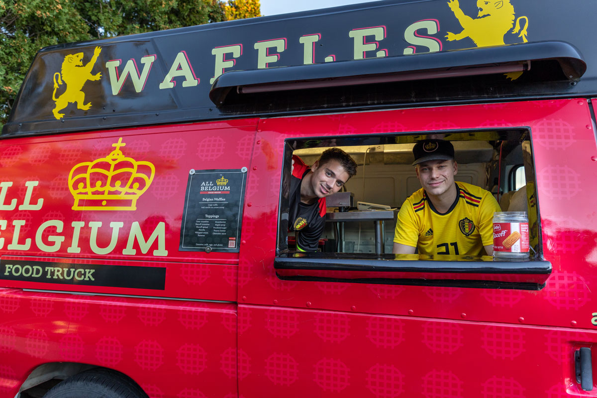 All-Belgium Waffle truck in Wilkes-Barre