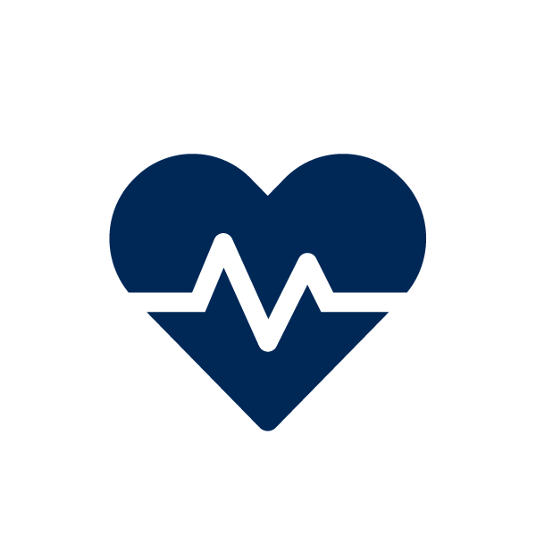 Heart with EKG icon