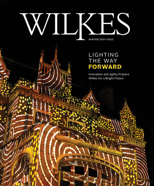 Wilkes Magazine Winter 2021-22 cover