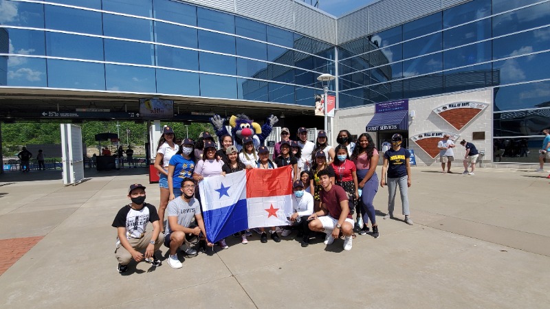 IFARHU Program students at PNC Field in Moosic, PA