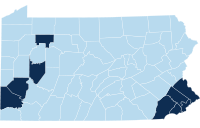 Pa Map - White