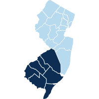 NJ Map - White