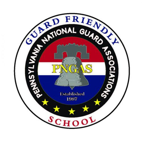 Pennsylvania National Guard Associations Guard-Friendly School badge